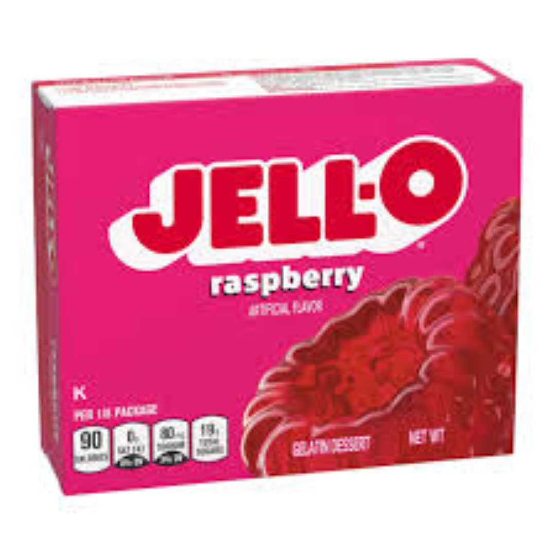 JELL-O GELATIN RASPBERRY 85G